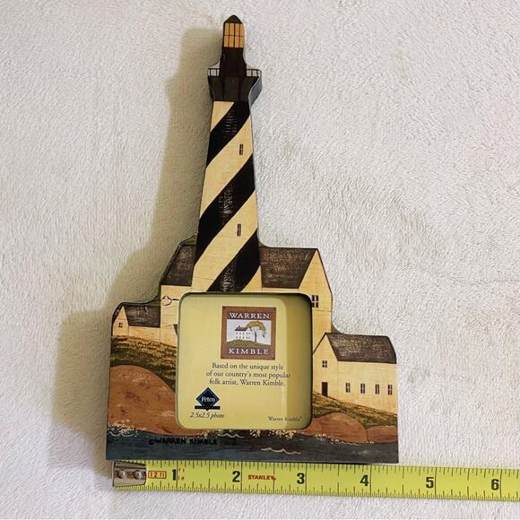 Fetco Warren Kimble Lighthouse Photo Picture Frame Coastal Breeze, Decor - Picture 5 of 8
